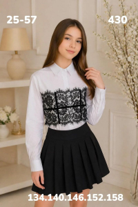 Блузка 430 белый