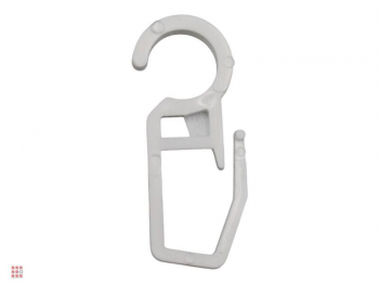 Крючок пластмассовый для штор на кольцо в упак. 25 шт