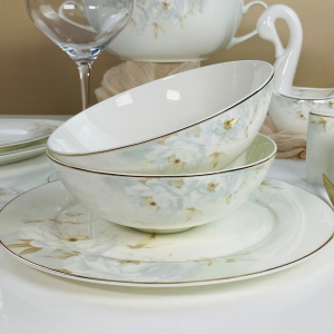 145-693 Набор из 6 салатников 18см ЛИЛИАН в под.уп.(х6)Костяной фарфор