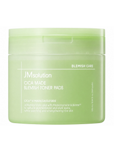 Jmsolution Успокаивающие тонер-пэды для лица с центеллой / Cica Made Blemish Toner Pads, 100 шт.