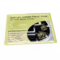 Маска дли лица коллагеновая с углем для проблемной кожи 60 грамм / Collagen Crystal Facial Mask Volcano (Black) 60 gr