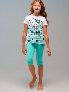 Комплект для девочки: футболка, легинсы