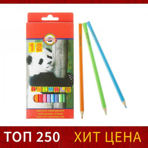 Карандаши 12 цветов Koh-I-Noor 3552, 