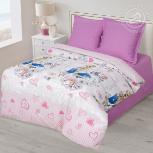 Постельное белье Розовые мечты (сатин Россия)