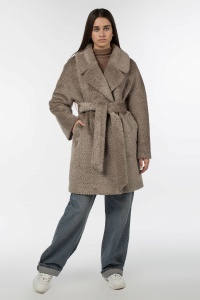 02-3076 Пальто женское утепленное (пояс)
