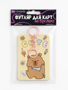 Футляр для карт с брелоком ПО ПЛАНУ. 