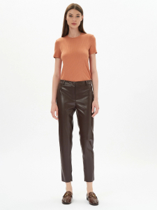 Леггинсы из экокожи