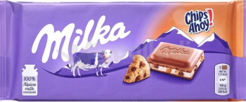 Молочный шоколад Milka Chips Ahoy 100 гр