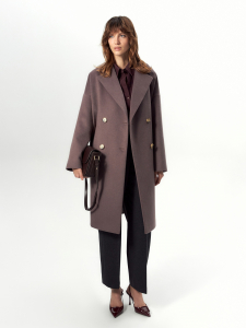 Шерстяное пальто с мембраной