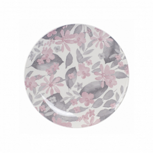 Тарелка обеденная BLOOMING розовая 24см