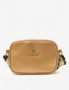 CLASSIC ZIP METALLIC CROSSBODY BAG