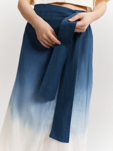 Юбка-миди на запах