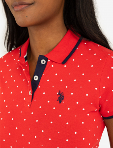 DOT PRINT POLO SHIRT