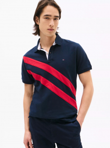 Regular Fit Banner Stripe Polo