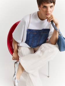 Футболка oversize с принтом