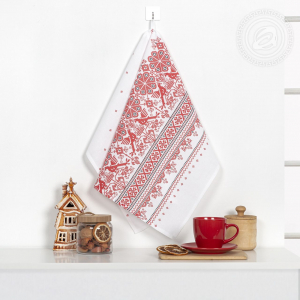 Полотенце кухонное из рогожки 