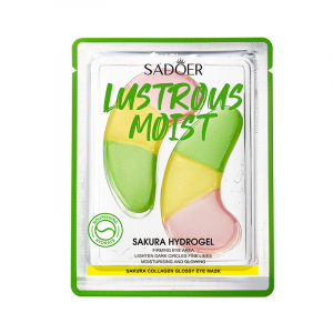 Гидрогелевые патчи для век цветущая вишня SADOER Sakura Collagen Glossy Eye Mask, 7.5 гр