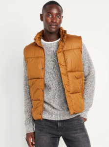 Water-Resistant Puffer Vest