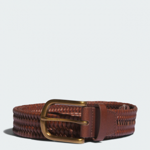 golf woven leather belt