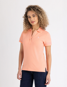 MESH PANEL ZIP UP POLO SHIRT