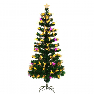 Елка светодиодная с оптоволокном 150 см (арт. C-4)