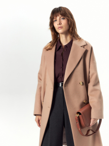 Шерстяное пальто с мембраной