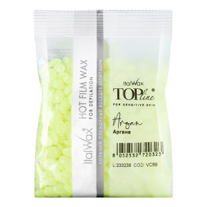 Ital Wax Воск горячий пленочный для депиляции «Аргана» в гранулах / Top Line Argan, 100 г