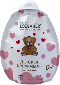 Ecolatier BABY 0+ Мыло-крем жидкое "Мягкий уход" 250мл МЯГКАЯ УПАКОВКА