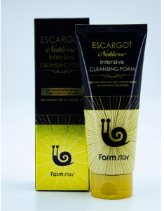 Пенка для лица антивозрастная с муцином улитки FARMSTAY, 180 мл