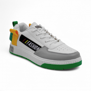 Кроссовки В330-3 бело зеленые