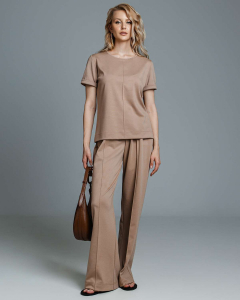 Брюки с декоративным швом BA003