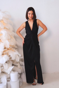 15347 Платье макси с перекрутами