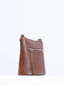 Женская кожаная сумка Richet 3245LNC 800351 Рыжий