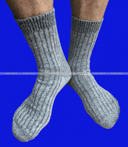 5 ПАР - Носки мужские из шерсти АЛЬПАКА (верблюжья шерсть)  арт. 1А68