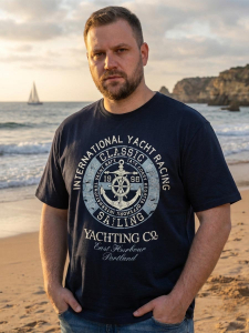 Футболка мужская арт. 02376/Yachting