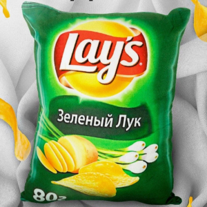 Подушка Декоративная 30х35 Lays Зеленый Лук PODECL02