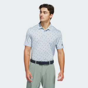 men's  ultimate365 printed mesh polo shirt