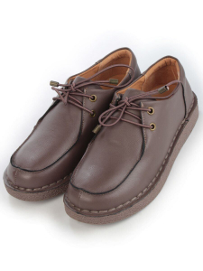 01-D7583-6 BROWN Ботинки демисезонные женские (натуральная кожа)