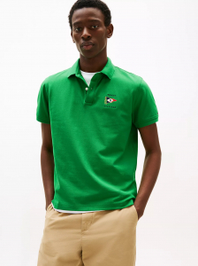Regular Fit Nautical Flag Polo