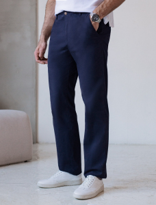 Брюки-чиносы из эластичного твилла