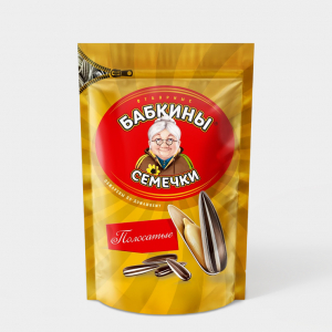 «Бабкины семечки», семечки полосатые, жареные, 240 г