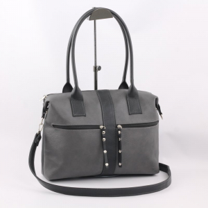 Сумка 1071 токио серый+черный ФОРМАТ