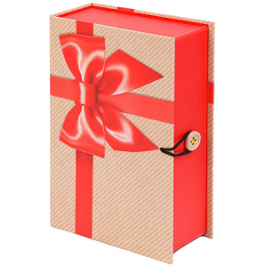 Коробка - книга Подарок, 120х180х50 мм, КК-2399, бумага