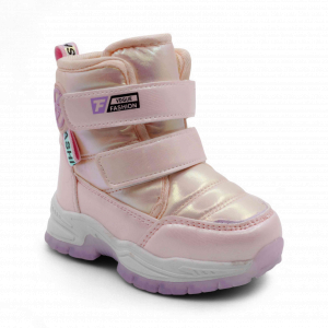 Ботинки на меху С7719-13 розовые