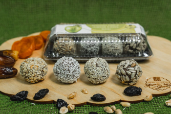 Натуральные конфеты со вкусом ЯБЛОКА  180гр