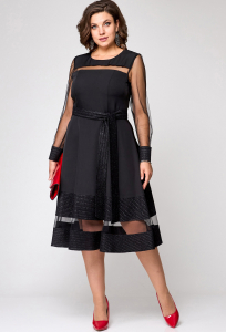 Платье EVA GRANT 7310 чёрный