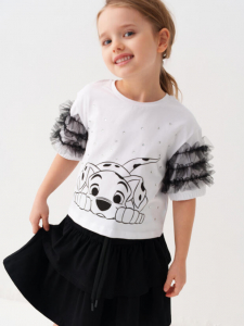 Комплект для девочки: футболка, юбка