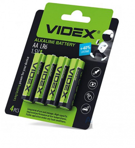 Батарейки Alkaline AA Videx LR6 (4 шт.