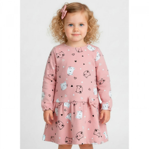 Платье футер 2х нитка начёс 2130310102