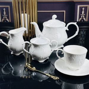 305-049 Чайный сервиз 17 пр. 200мл АВРОРА в под.уп.(х3)Фарфор